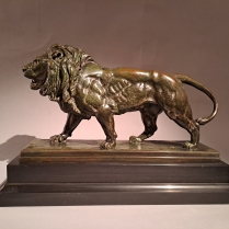 Antoine Louis Barye (1795-1875) - Walking lion, large model