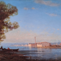 F&eacute;lix Ziem (1821-1911) - Vue de Venise depuis les &icirc;les de Murano