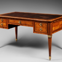 Louis XVI period pedestal desk