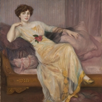 Henri Caro-Delvaille (1876 - 1926) - The pink divan