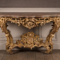 Exceptionnelle console d’époque Louis XV