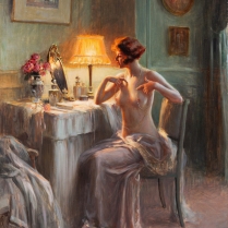 Delphin Enjolras (1857-1945) - L’essayage des colliers