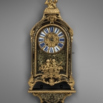 Important Cartel en marqueterie Boulle Fin de l’Epoque Louis XIV