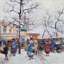 Eugène Galien-Laloue (1854-1941) - Quai de la Seine au Châtelet
