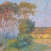 Léon Giran-Max (1867-1927) - Summer evening in the Oise