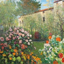 Victor Charreton (1864-1937) - Eveil, l'aube au jardin