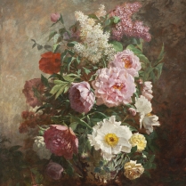 André Benoît Perrachon (1827-1909) - Bouquet de fleurs