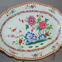 Pair of small oval plates