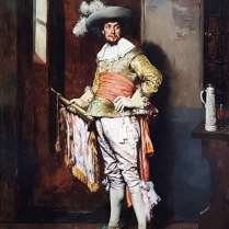 Ferdinand Roybet (1840-1920) - Gentilhomme au clairon