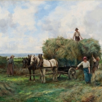 Julien Dupré (1851-1910) - Haymaking