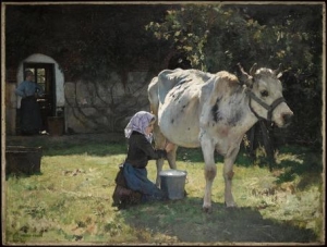 Julien Dupré - La vache blanche - Paris, Musée d'Orsay